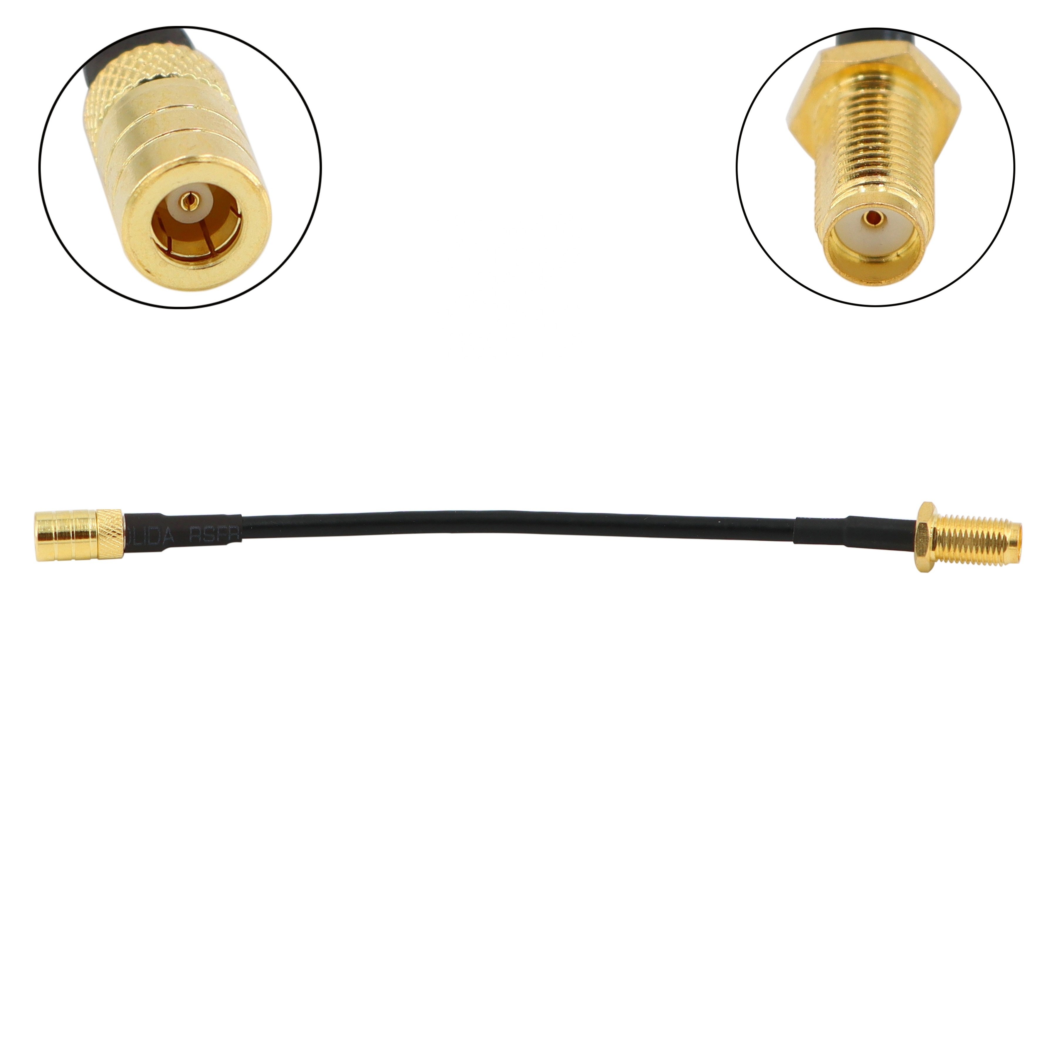 SMA Female to SMB Female RF Coaxial Adapter Cable RG174 Kit for SDR Equipment Ham Radio 3G 4G LTE Antennas and GPS